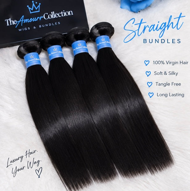 Straight/ Body Wave Raw Bundles