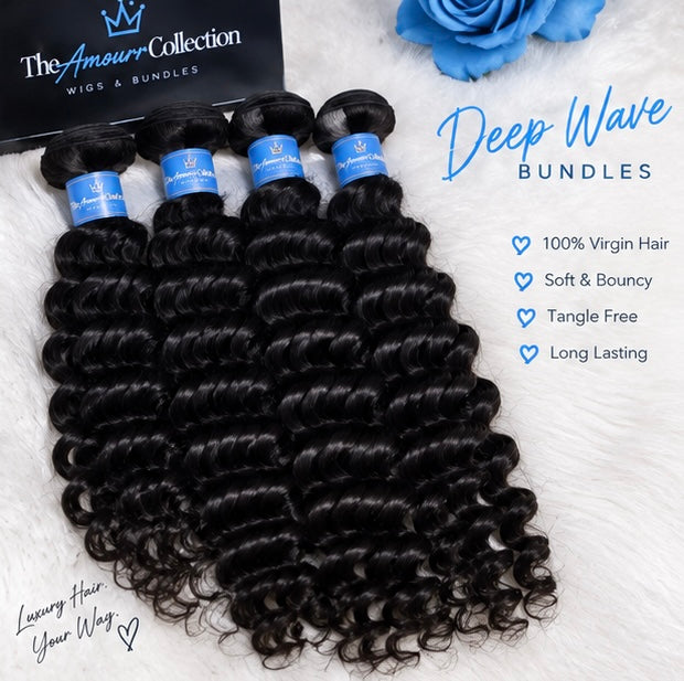 Deep Wave/Loose Wave Raw Bundles